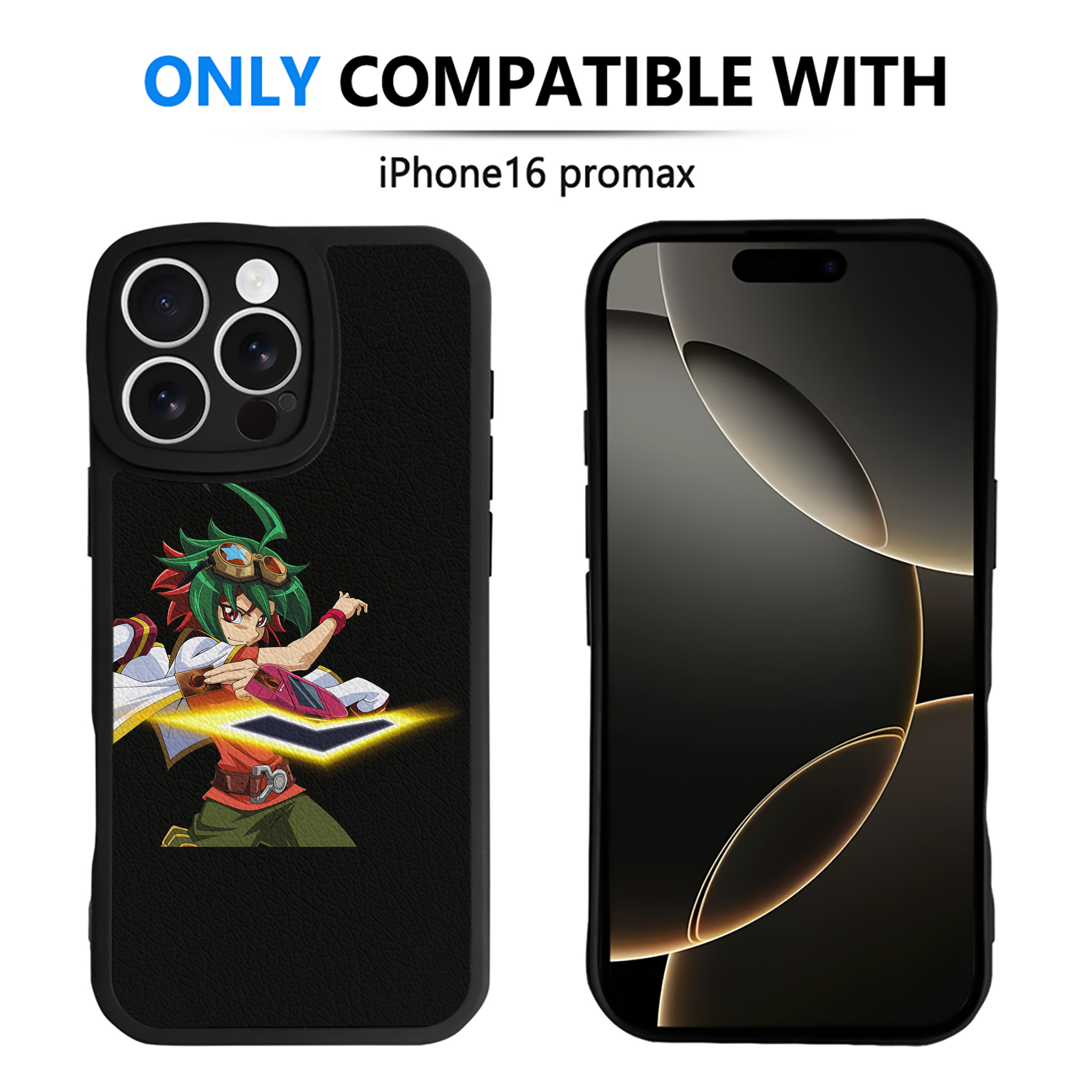 遊☆戯☆王 Yu-Gi-Oh! 【iPhone 16シリーズ対応】シリコンスマホケース（レザー調） 材質：シリコン